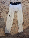 Under Armour Men's White Compression Pants