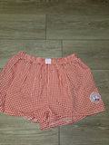 Red Gingham Checkered Shorts
