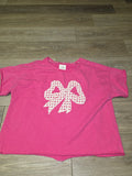 Pink Bow Graphic T-Shirt