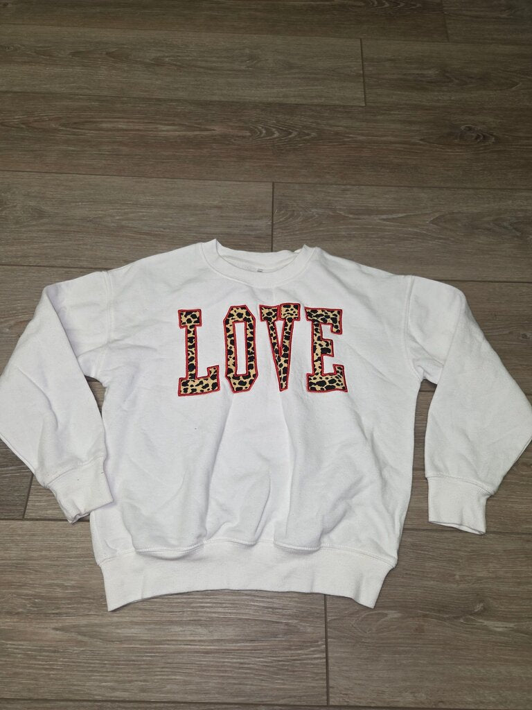 Leopard Print LOVE Sweatshirt