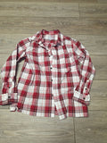 Red and White Plaid Shirt