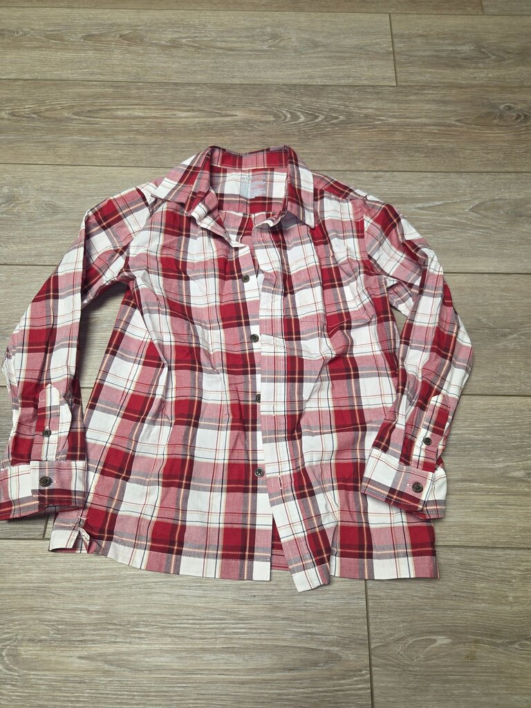 Red and White Plaid Shirt