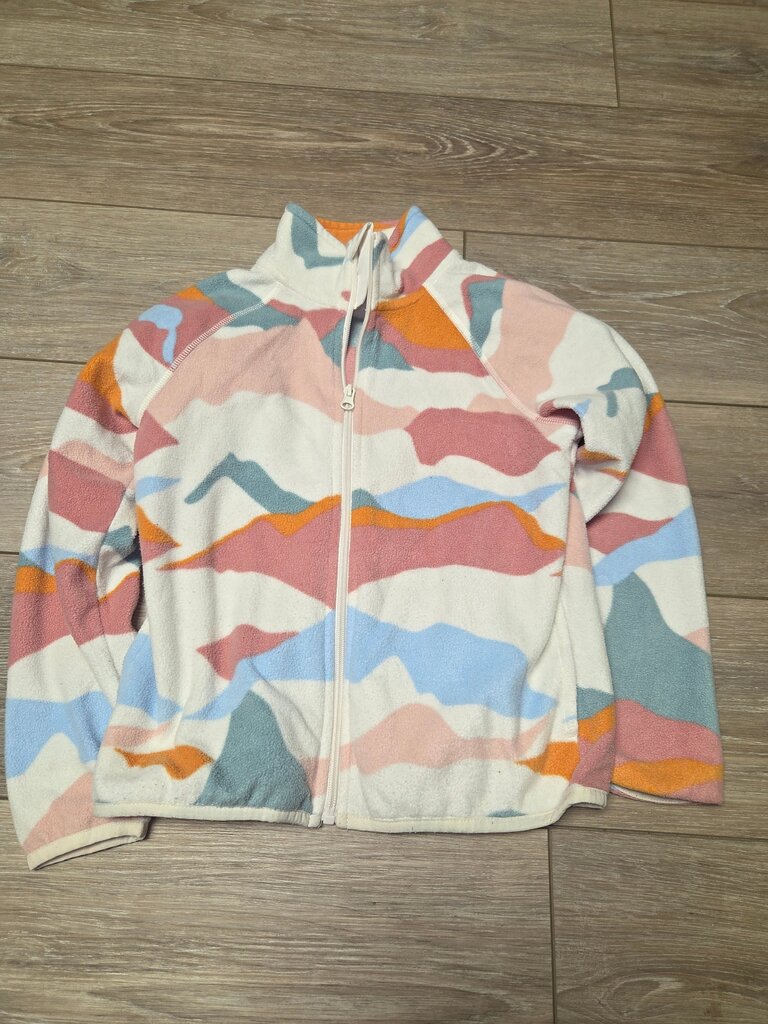 Colorful Fleece Zip-Up Jacket