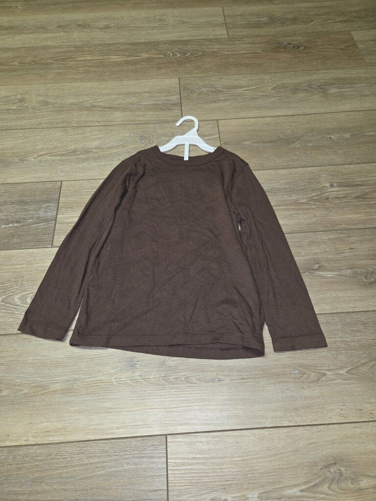 Brown Long Sleeve Top