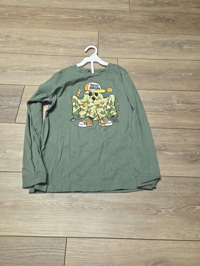 Boo Bruh Camo Graphic Long Sleeve Shirt
