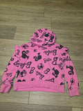 Barbie Pink Hoodie with Graphic Print