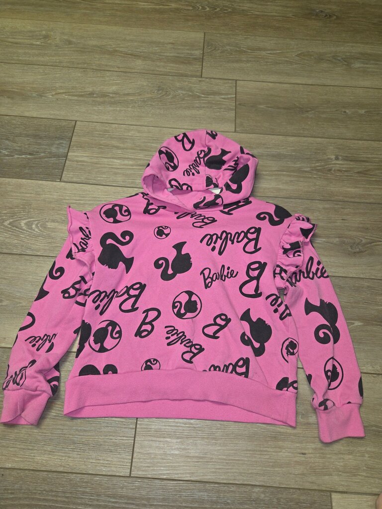 Barbie Pink Hoodie with Graphic Print