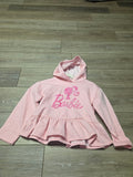 Barbie Pink Hoodie with Glitter Print