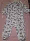 Floral Pattern Baby Girl Snowsuit