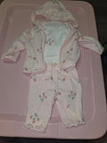 Baby Girls' Strawberry Print 3pc set