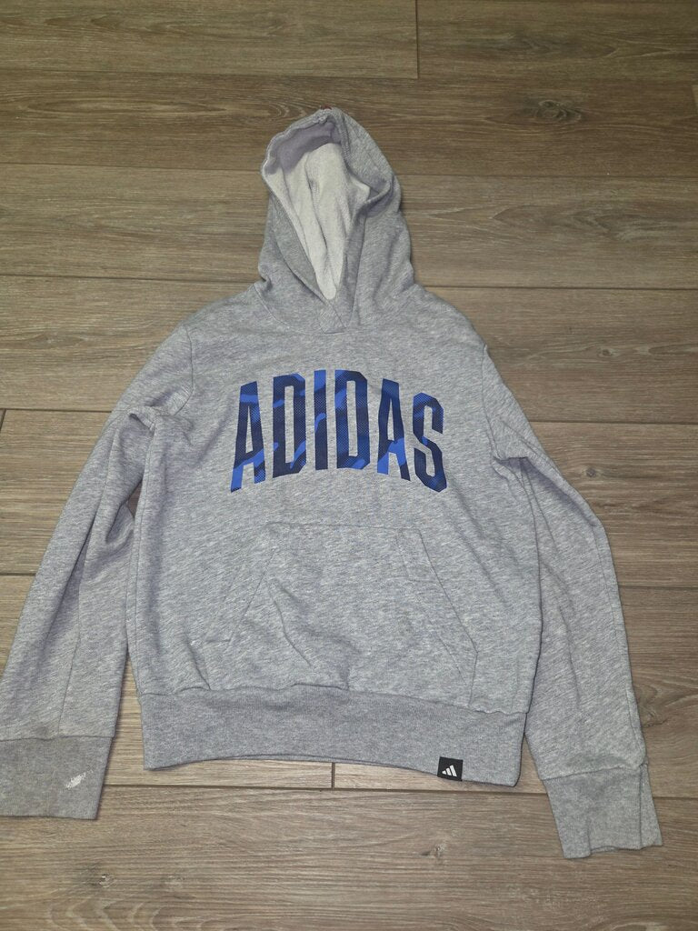 Adidas Grey Hooded Sweatshirt