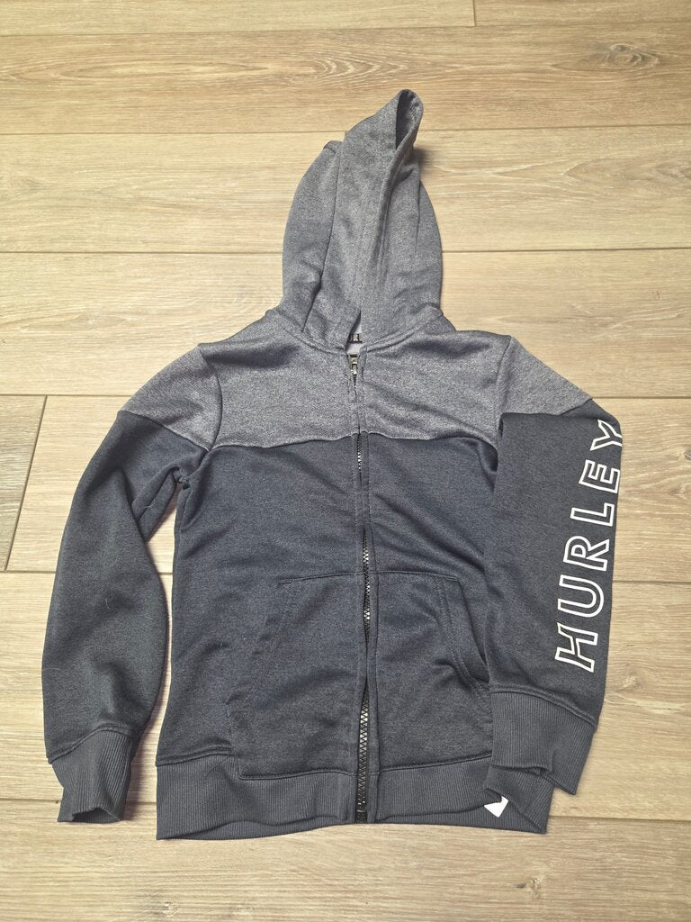 Hurley Gray Zip-Up Hoodie