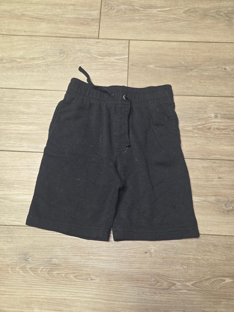 Black Cotton Shorts