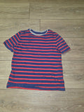 Red and Navy Striped T-Shirt