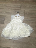 Girls White Flower Girl Dress