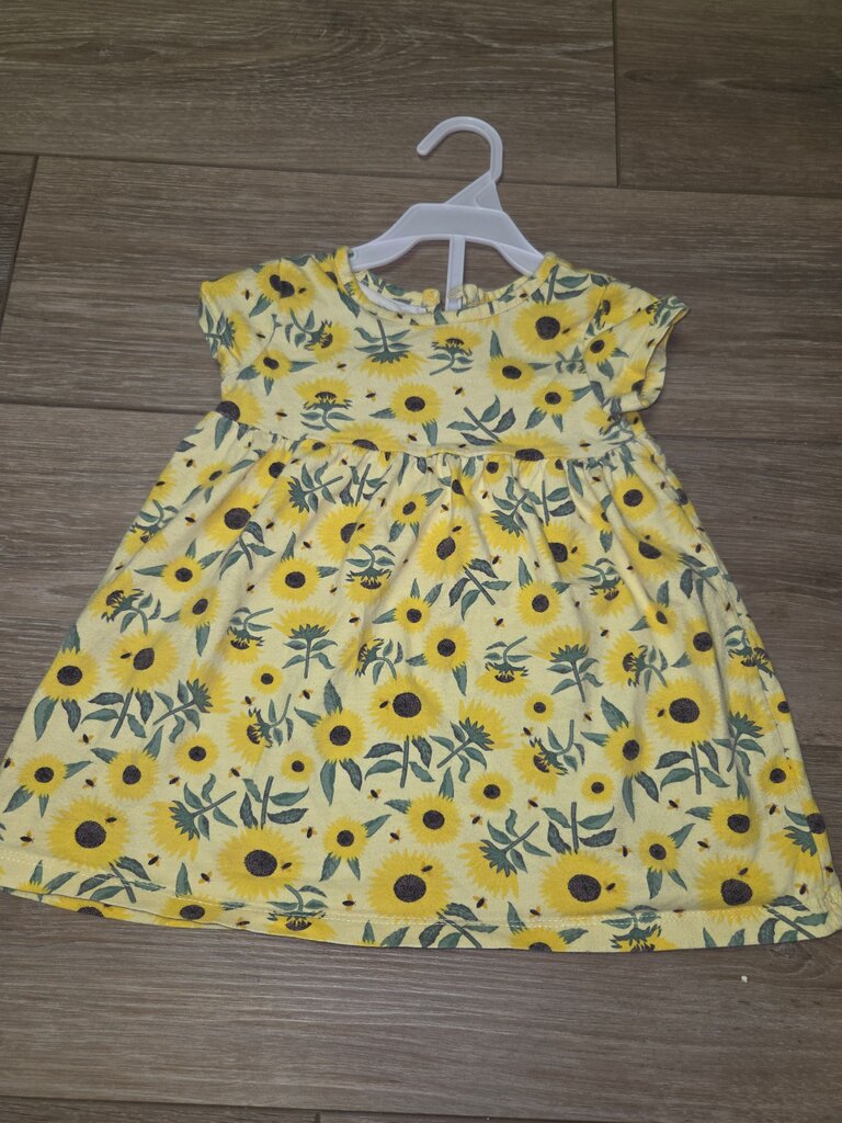 Sunflower Print Dress
