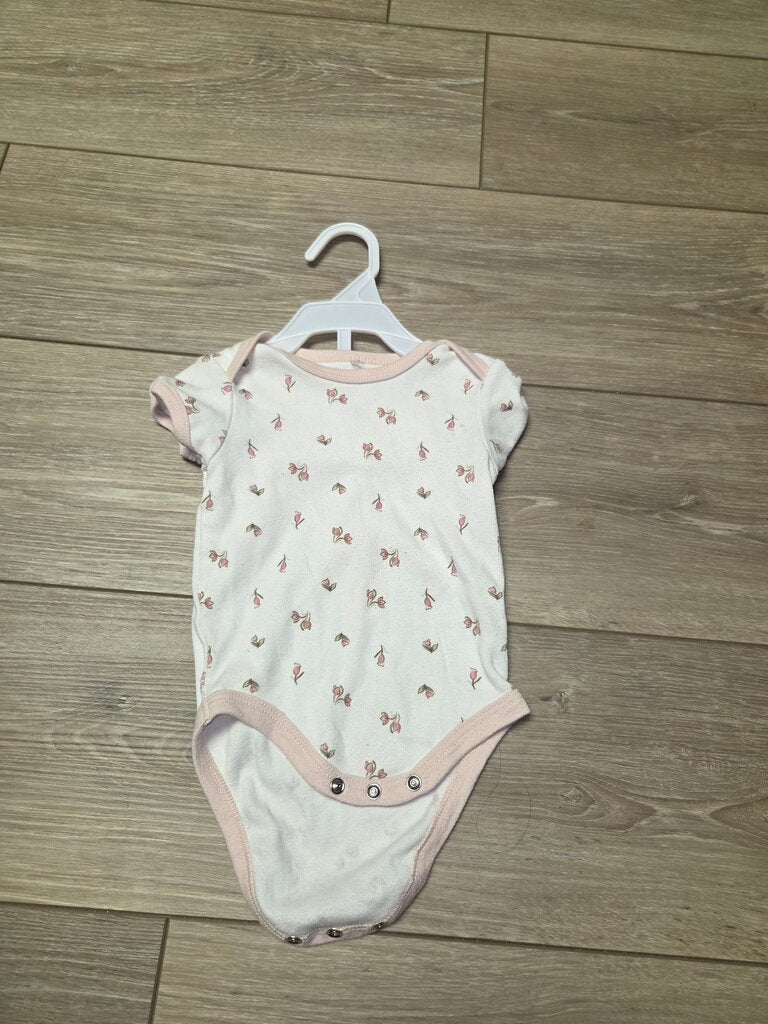 Floral Print Baby Bodysuit