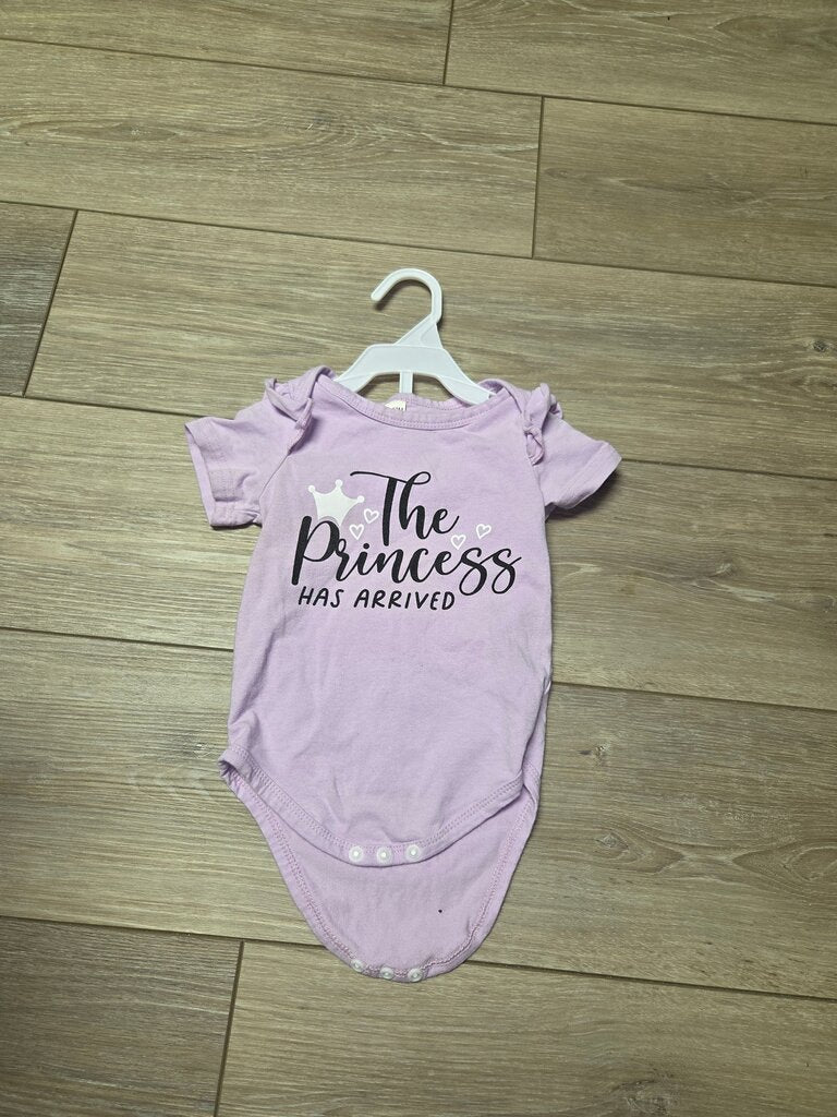 The Princess Has Arrived Baby Bodysuit