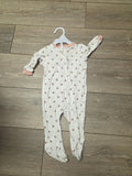 Flower Print Baby Pajamas