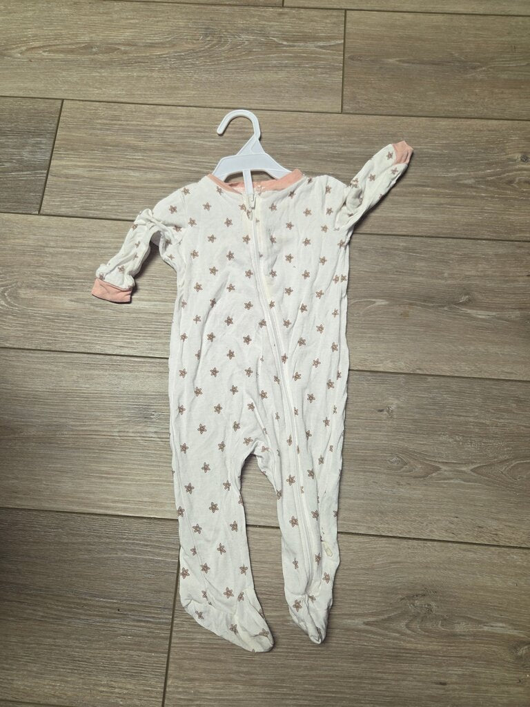 Flower Print Baby Pajamas
