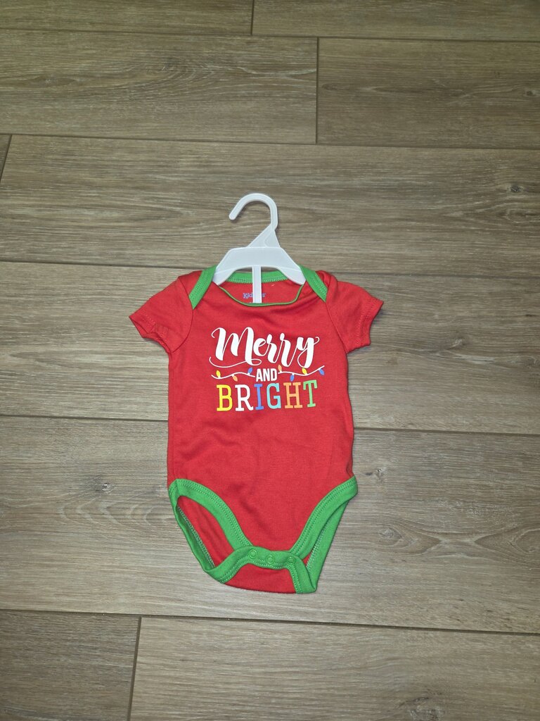Merry and Bright Baby Onesie