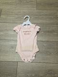 Mama's Mini Pink Baby Onesie