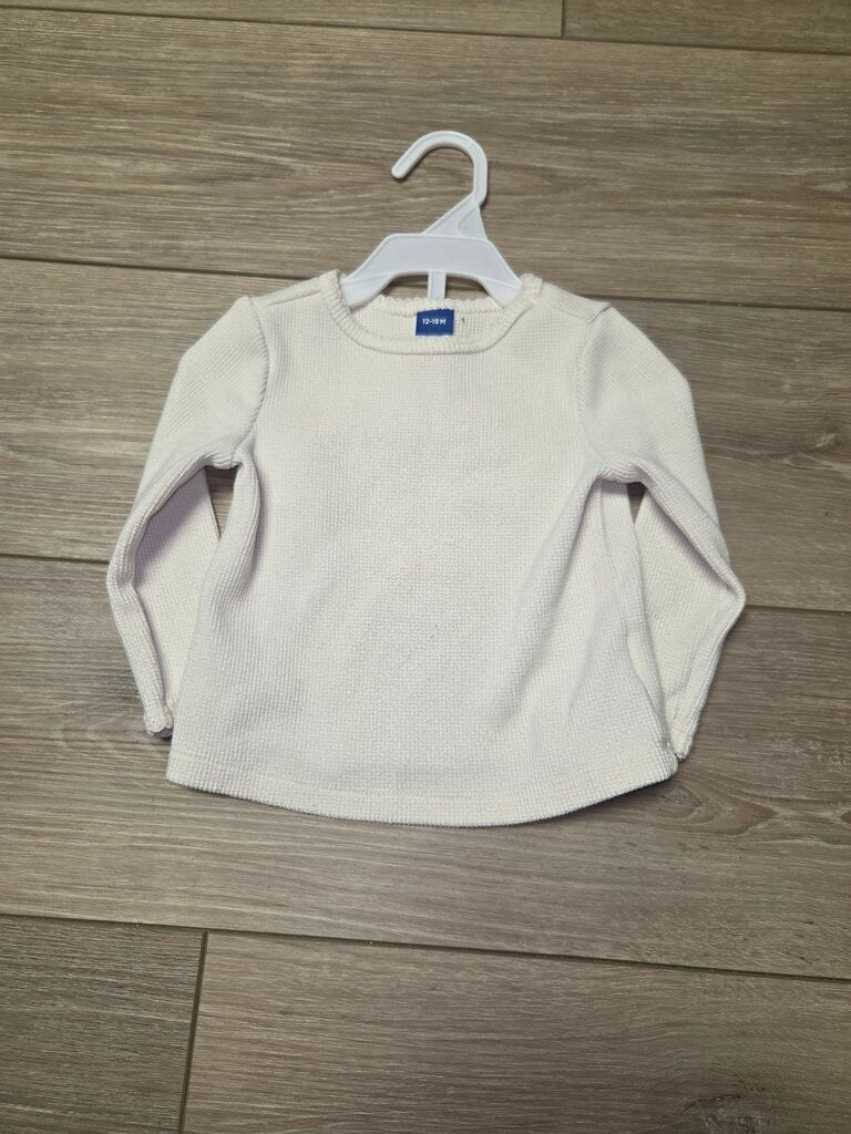 White Long Sleeve Shirt for Children