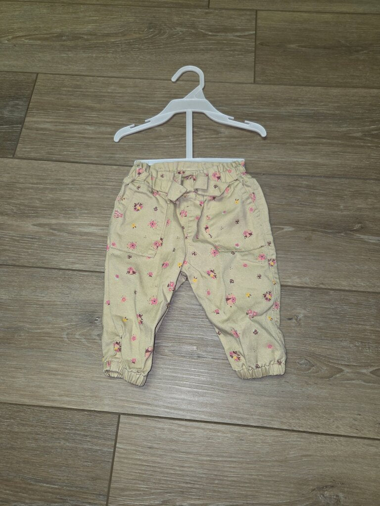 Floral Print Toddler Pants