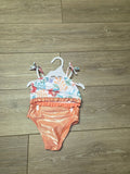 Girls' Colorful Mermaid Print Swimsuit