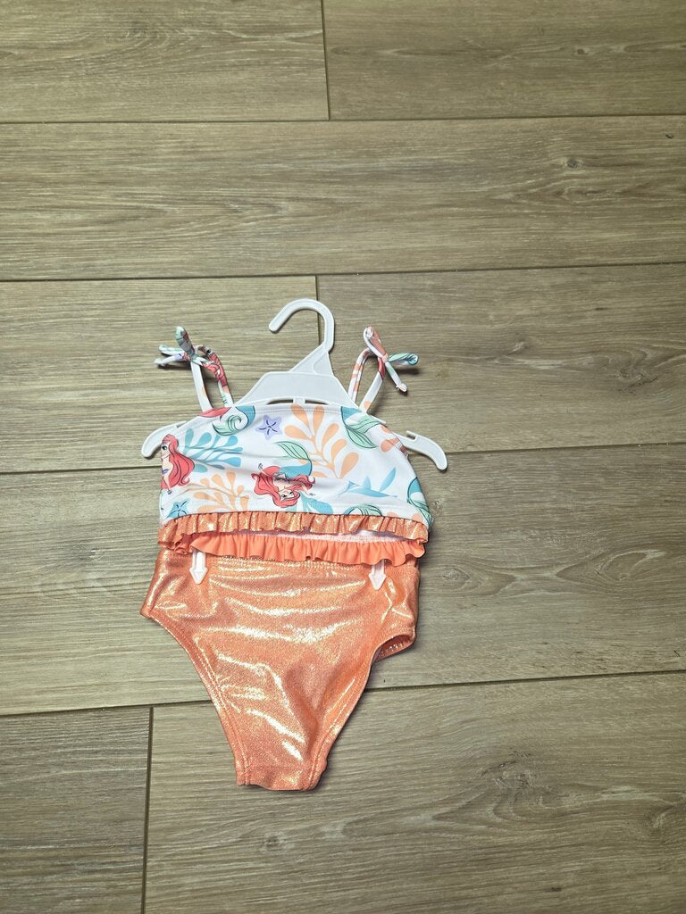 Girls' Colorful Mermaid Print Swimsuit