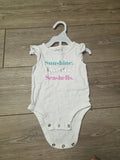 Carter's Baby Girl Bodysuit with Sunshine Sparkles Seashells Print