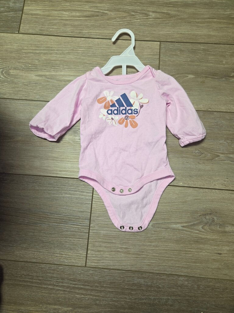 Adidas Floral Baby Bodysuit