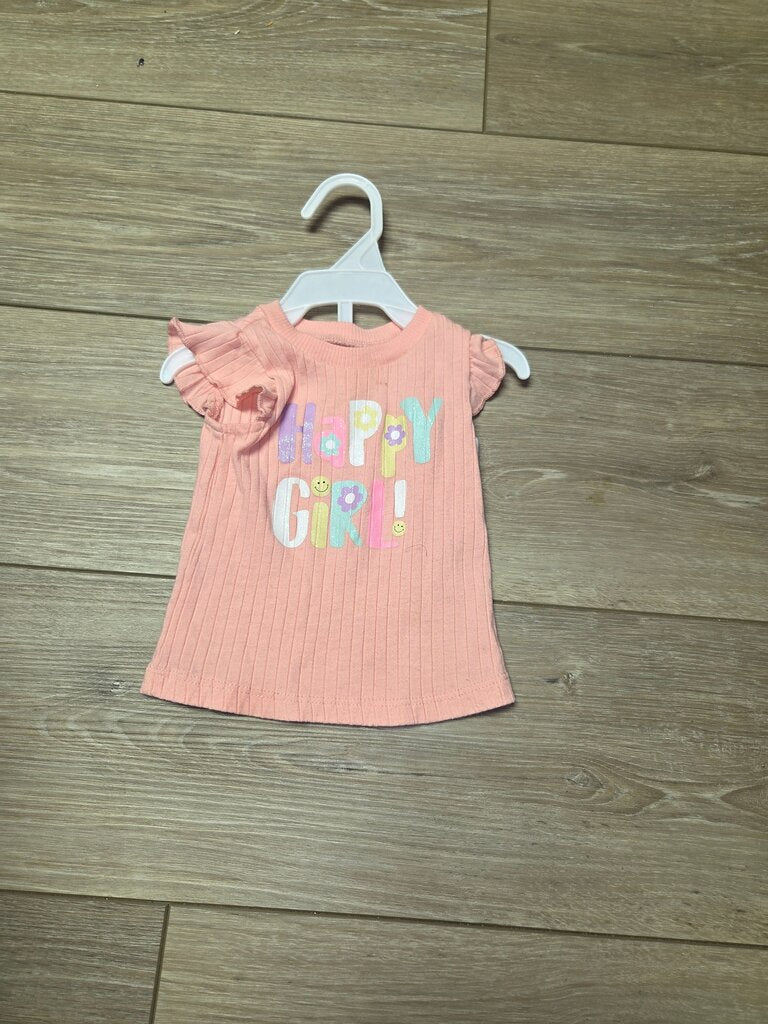 Happy Girl Pink Top