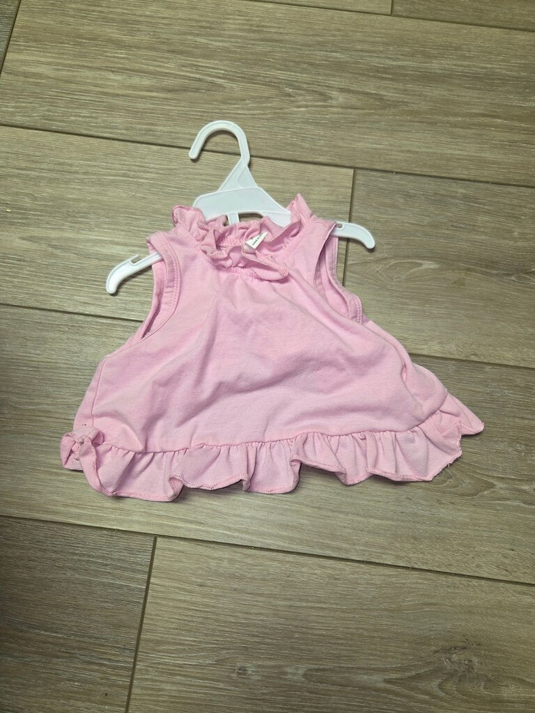 Pink Ruffled Baby Top
