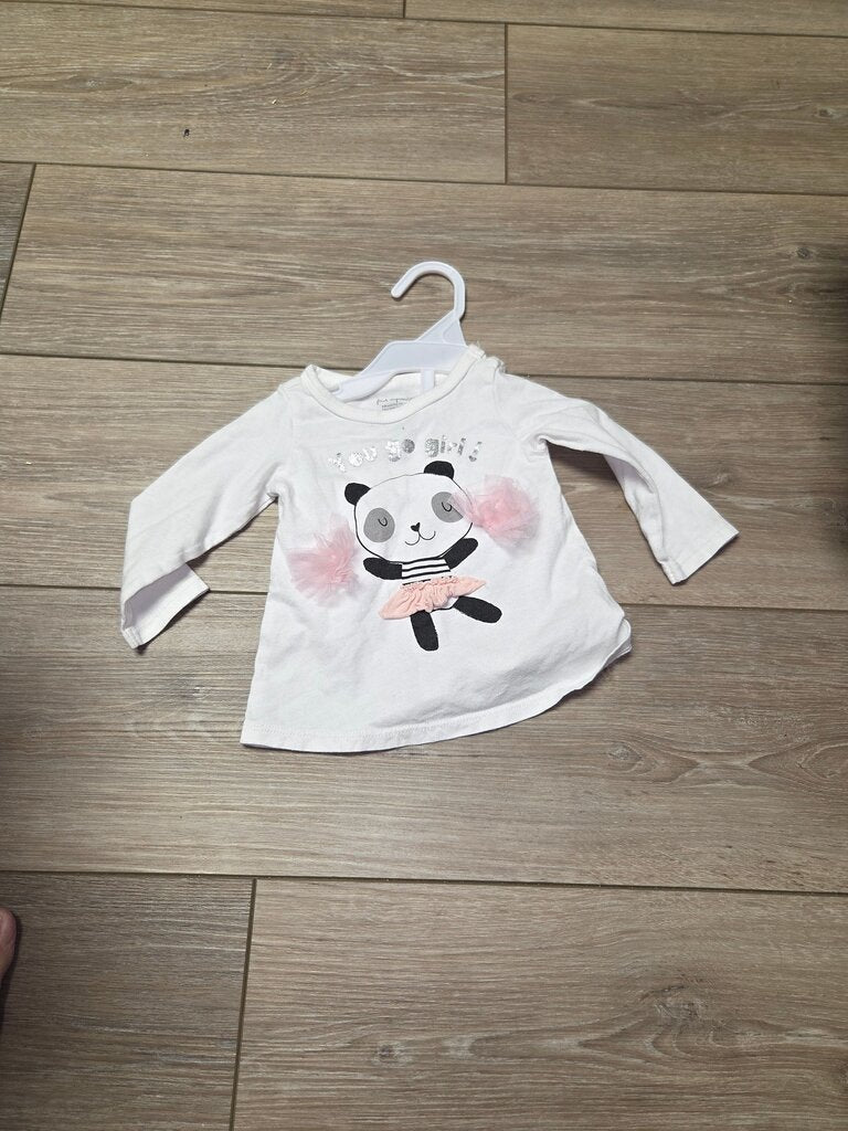 You Go Girl Panda Long Sleeve Shirt