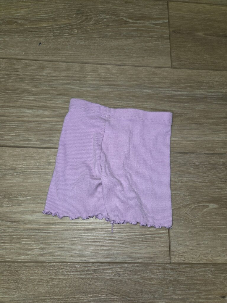 Pink Girls' Ribbed Shorts
