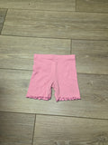 Pink Ribbed Toddler Shorts