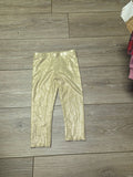 Sparkly Gold Leggings for Girls