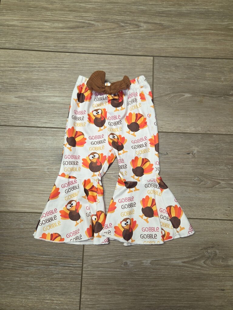 Gobble Gobble Turkey Print Pants