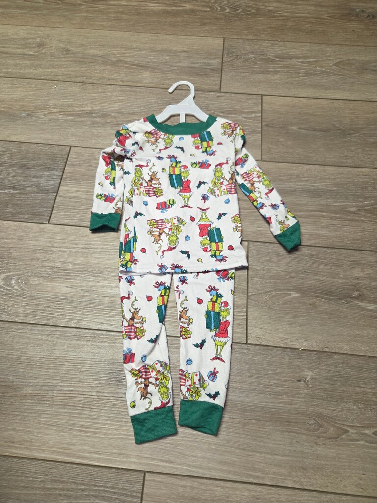Grinch Themed Kids Pajamas