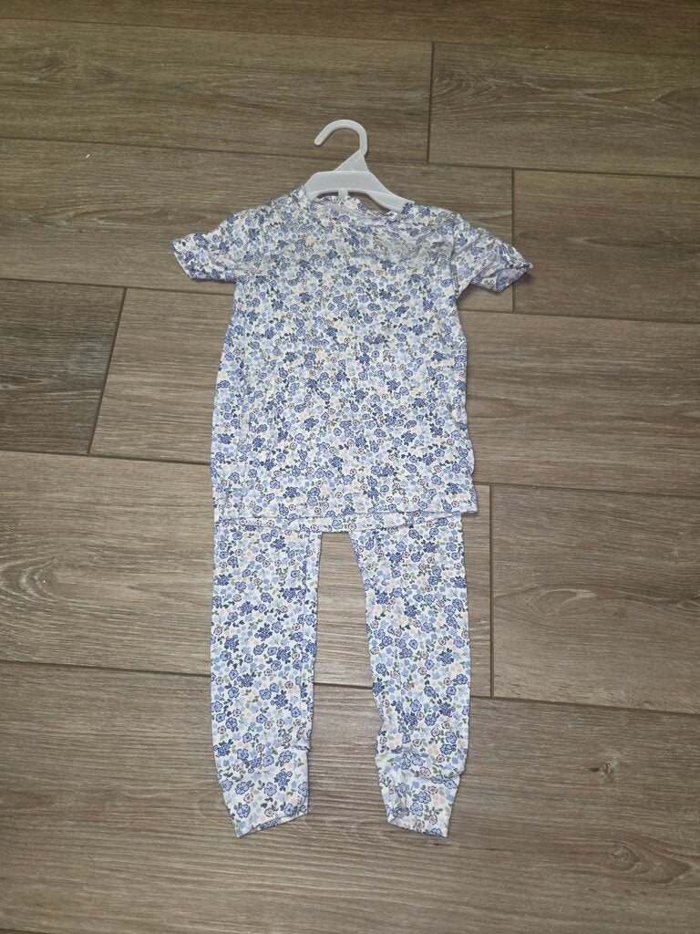 Floral Print Two-Piece Pajama Set