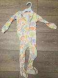 Colorful Baby Zippered Footed Pajamas