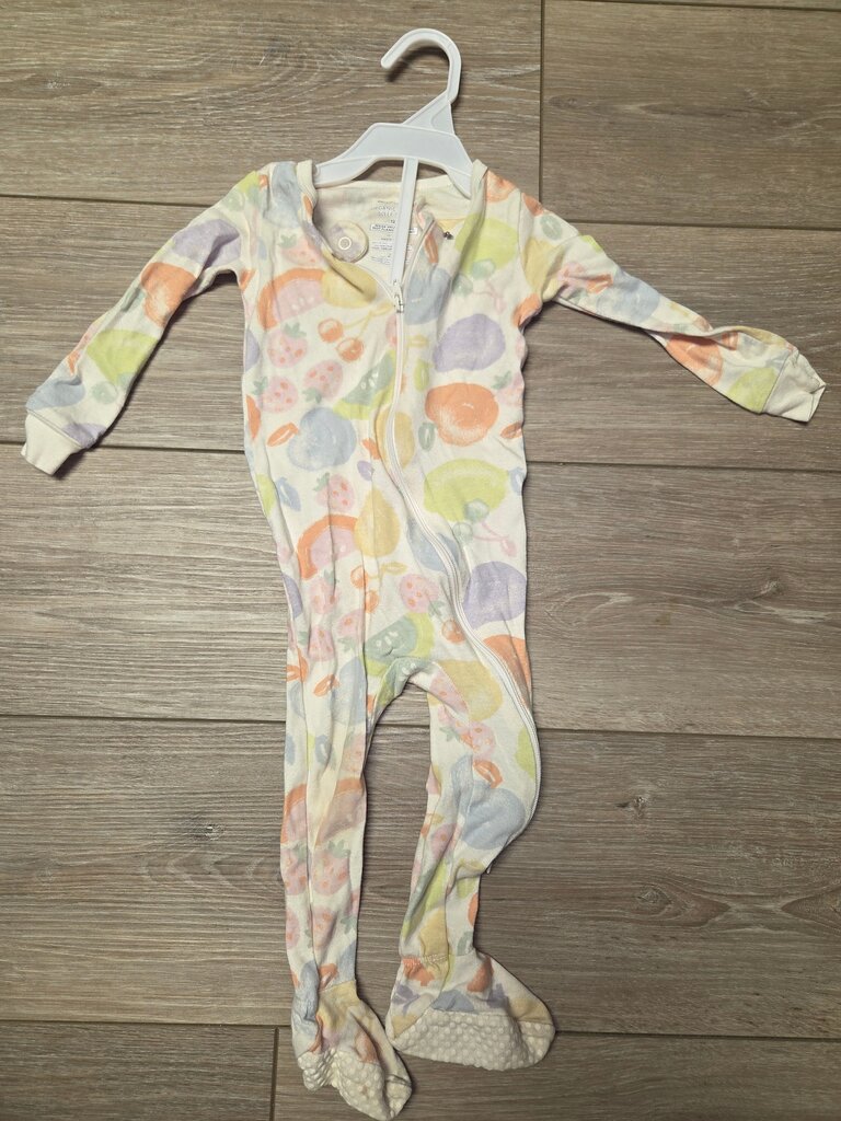 Colorful Baby Zippered Footed Pajamas