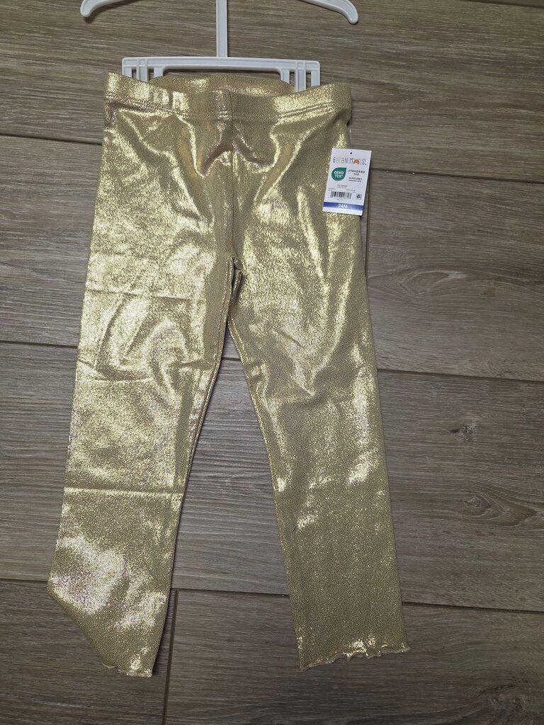 Gold Sparkly Leggings