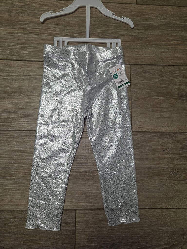 Shiny Silver Leggings