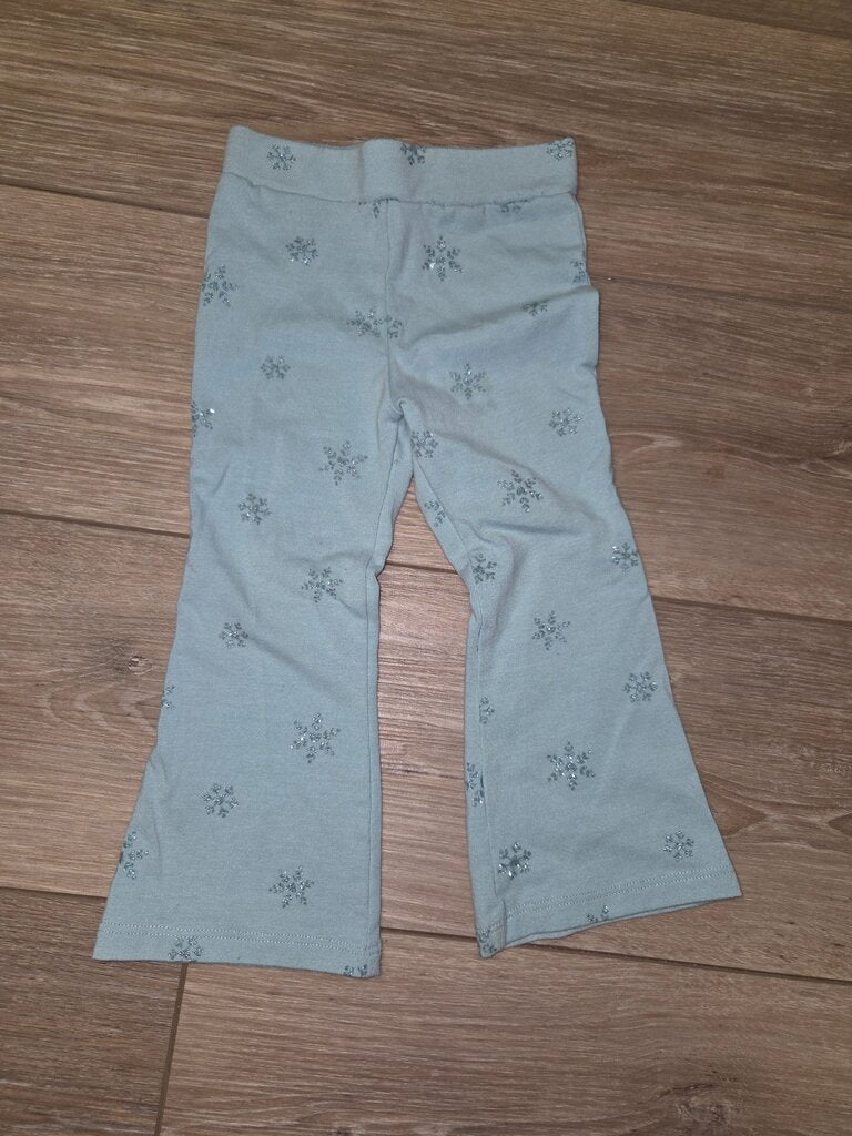 Girls' Snowflake Print Pants