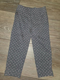 Girls' Gray Polka Dot Leggings