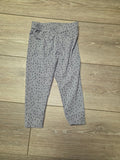 Gray Polka Dot Leggings