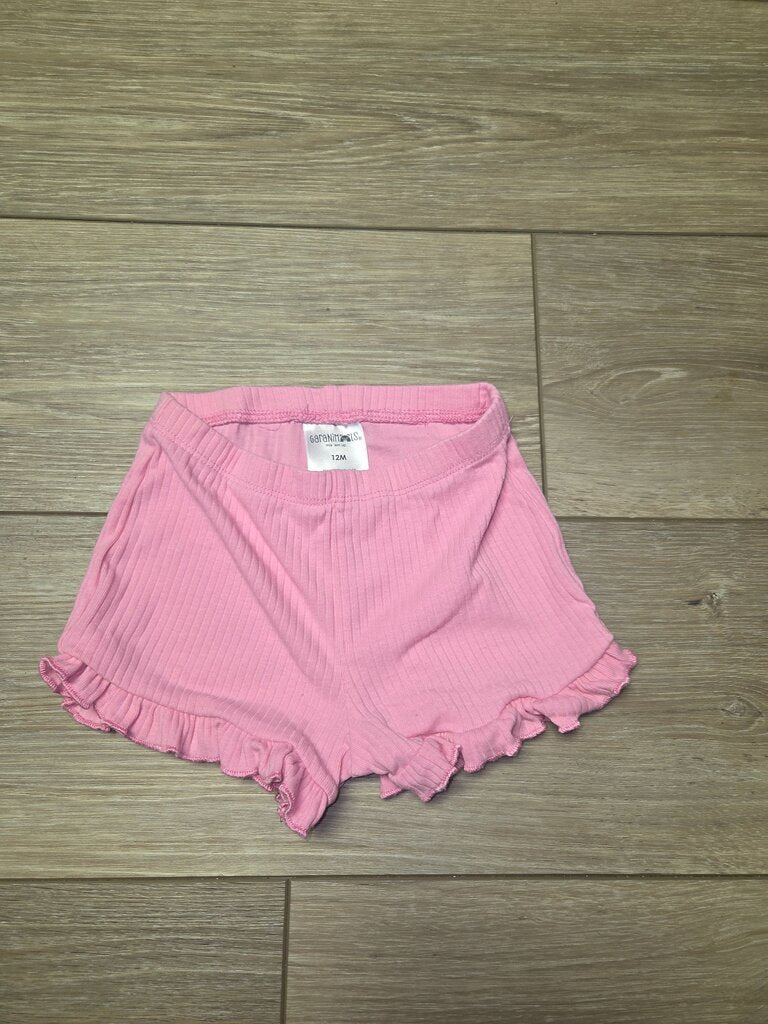Girls Pink Frill Shorts