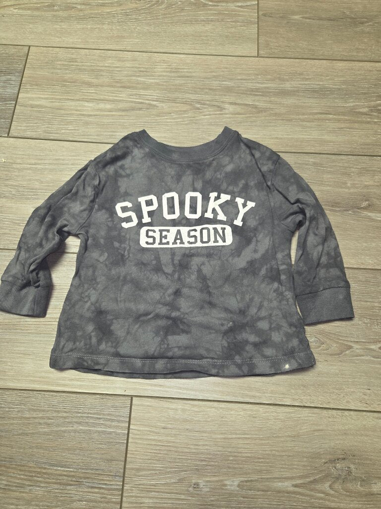 Spooky Season Tie-Dye Long Sleeve Shirt